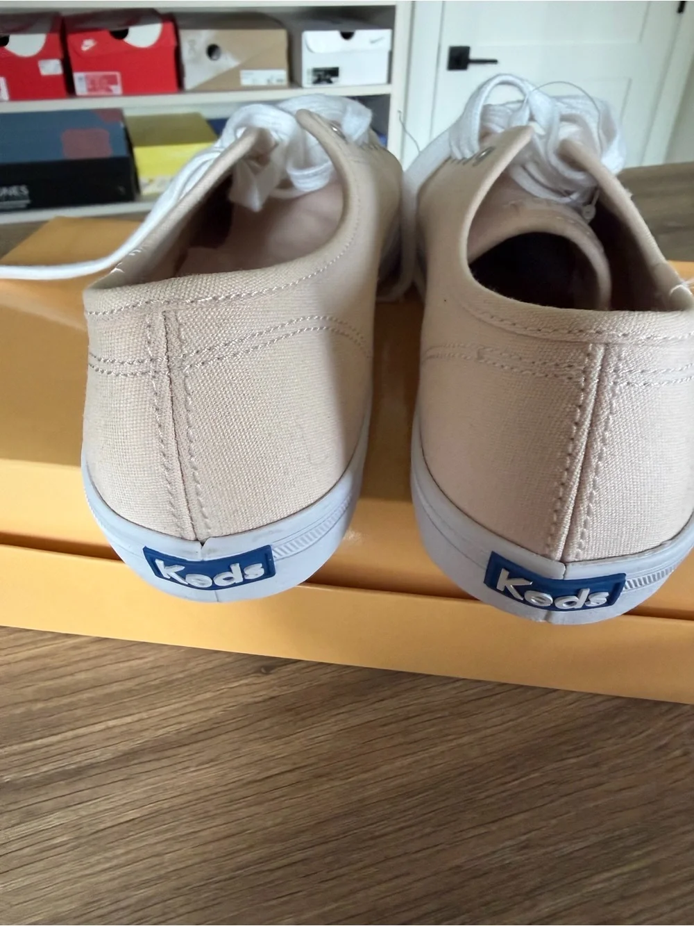 NWOB Keds Women’s Champion Classic Canvas Sneakers Light Pink Size 9